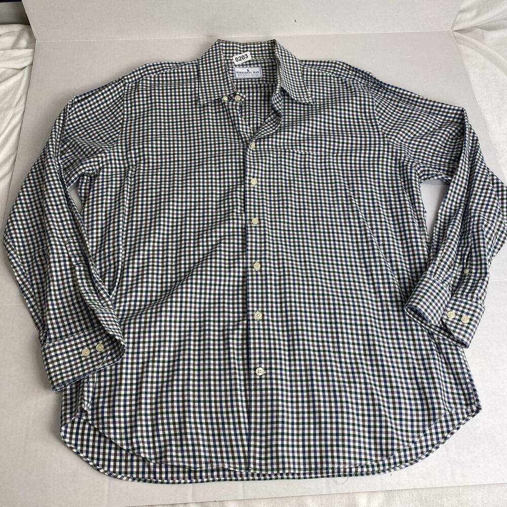 Bird Dog Bay Xl Plaid Egyptian Cotton Button Up